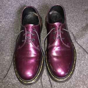 Doc Martens 1461 Purple Patent Leather Oxford Shoe